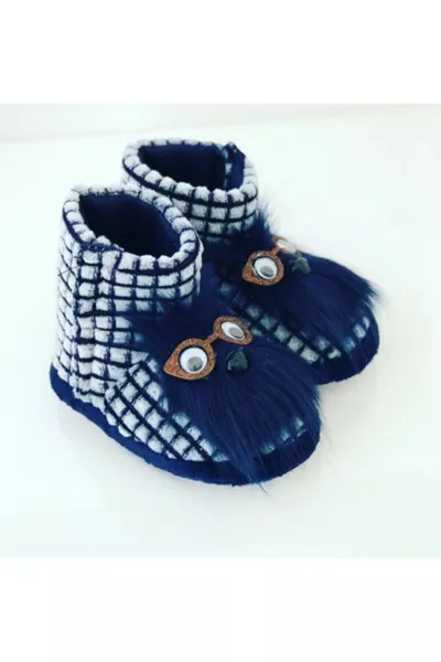 حذاء أطفال قطن ناعم بقاعدة مانعة للانزلاق لرياض الأطفال، حذاء منزلي