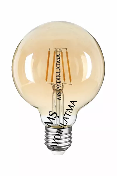   Sensitive 8 Watt Daylight LED Filament Rustic Bulb Glass 