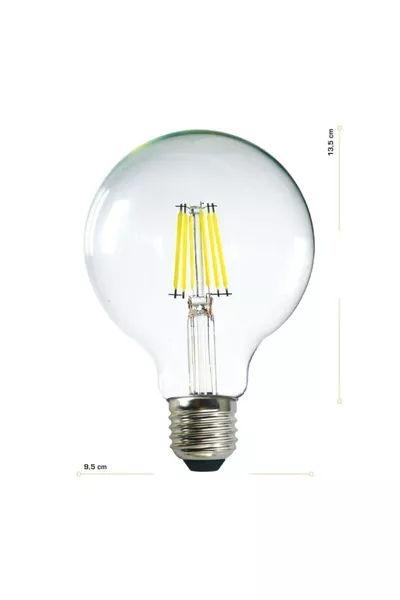 Rustic LED Filament Rustic Bulb   6W K White Light 