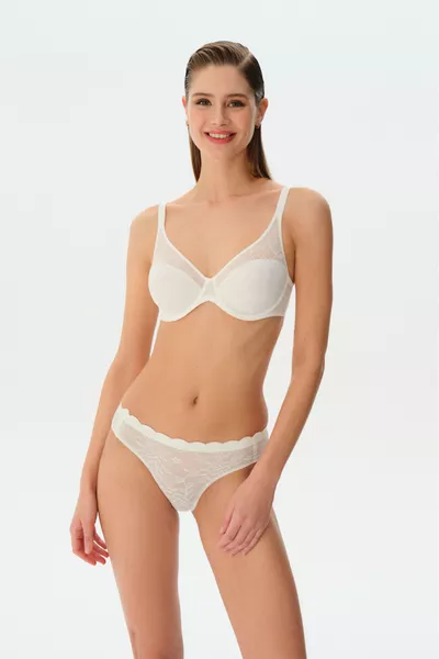 سيرين دانتيل صدرية مشدّة مع أسلاك