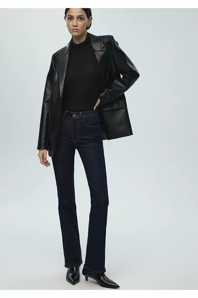 Maria Gold Premium Rinse Lacivert Jean Pantolon 