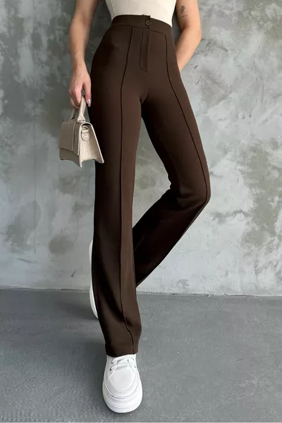 Women's High-Waist Shaping Spanish Flare Palazzo Pants