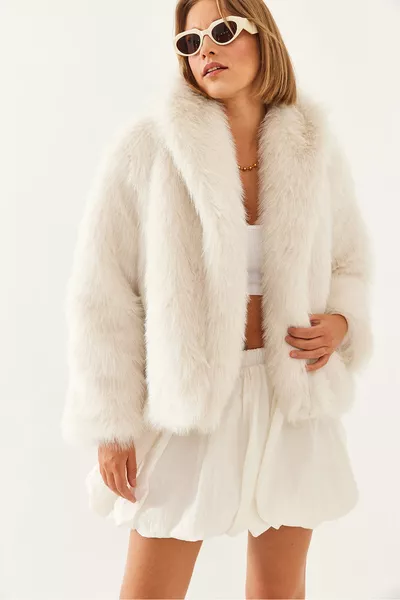 Women's Premium Faux Fur Jacket 