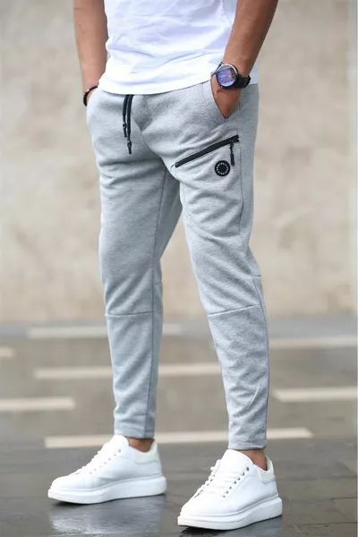 Basic Grauer Trainingsanzug 