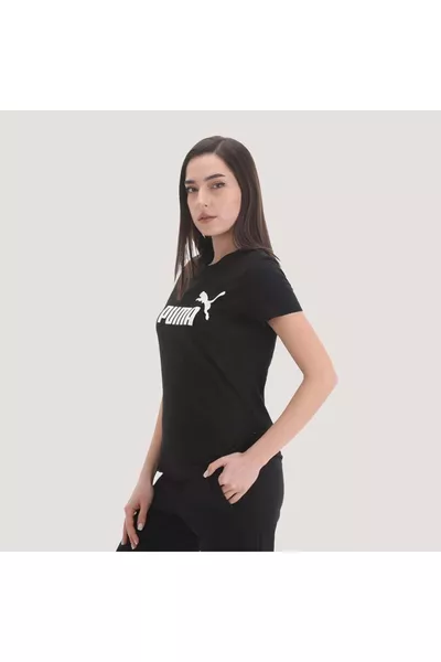 Ess Logo Tee Unisex Tshirt - Siyah - XS
