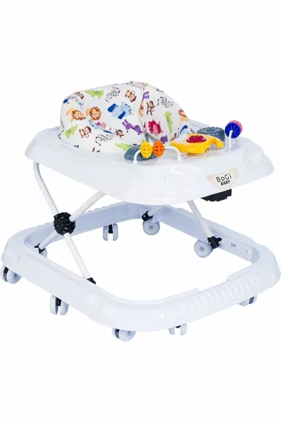 أدوات الأطفال مشاية طفل بصافرة وحواف مزخرفة رجل عنكبوت