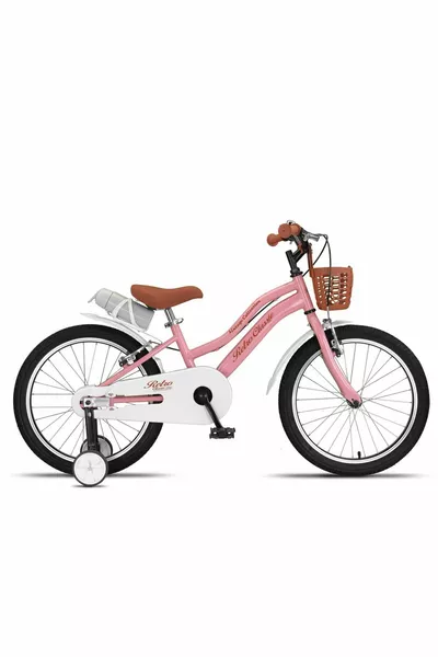 عجلة كلاسيكية ريترو للأطفال 6-9 سنوات بلون وردي