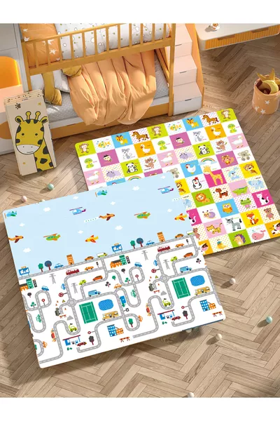 Tapis de jeu pliable drôle Way (MATI) - Nouvelle dimension Cm (avec sac de transport)