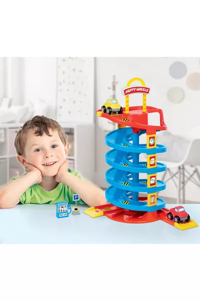 مجموعة طريق حلزوني للألعاب