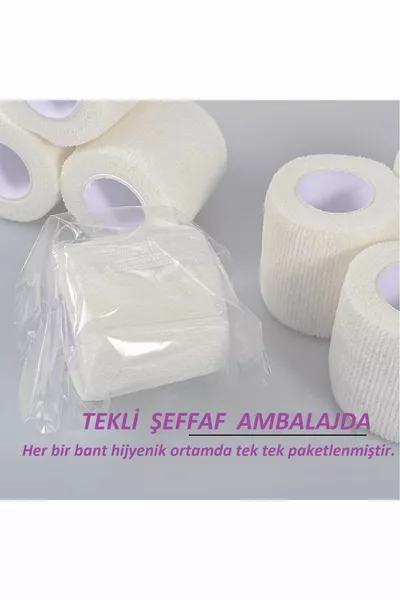 Self-Adhesive Bandage 5 Cm X 4.5 M White Gauze