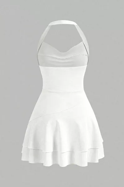 فستان ميني بحمالات 