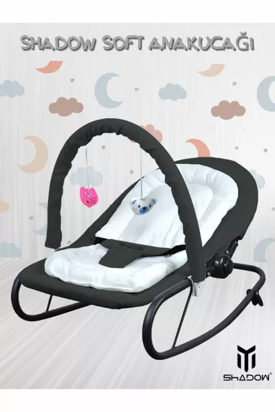 Weicher Babysitz - Kommt fertig montiert - Schaukelfunktion - 4 Stufen - Kann fixiert werden