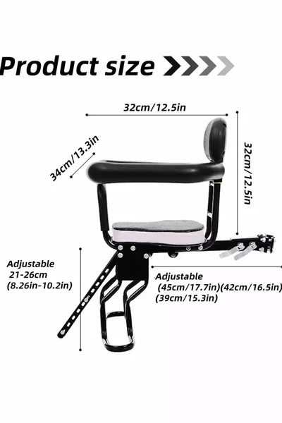 Porte-bébé avant compatible E-bike / vélo