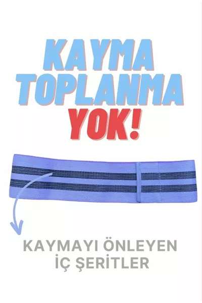 Mittelstufe Pilates Fitness Zuhause Sport Kniebeugen Übungsresistenzband Hüftband Lila