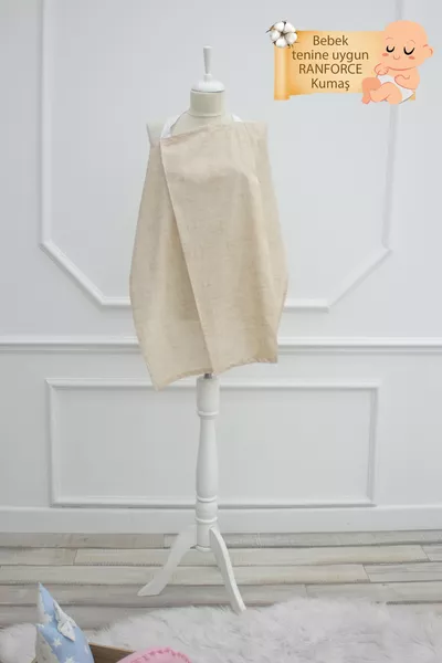 Baby Nursing Cover / Bib, Rainbow Series, Cream