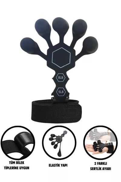 Black Gripster Vein Enhancer Wrist Strengthening Exercise Band