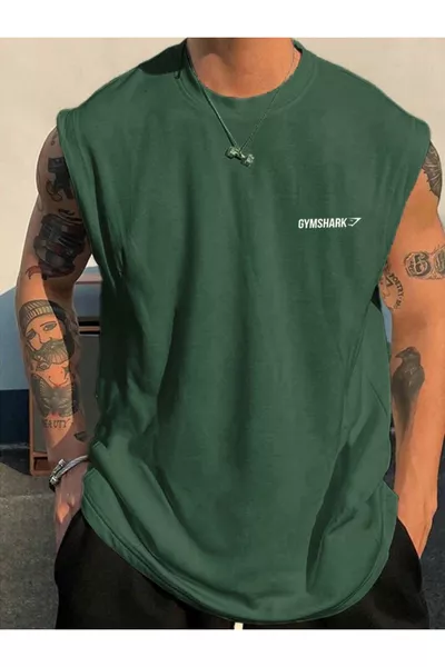 Gym Shark Sleeveless Oversized T-shirt