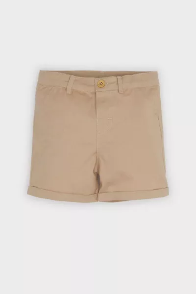 طقم ولادي مكون من قطعتين، قميص بولو مخطط وشورت للرضع SM