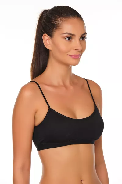 Soutien-gorge de sport féminin à fines bretelles avec rembourrage 