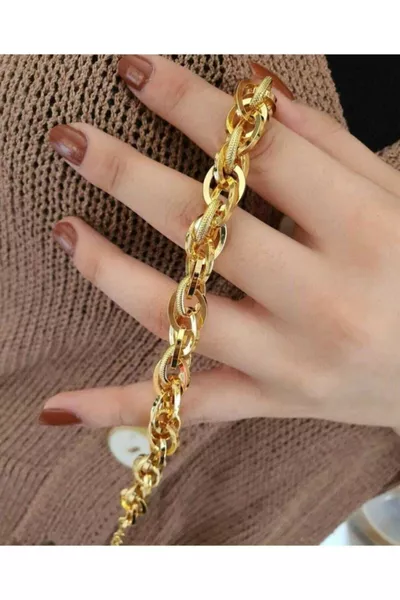 K Gold Plated Hollow Bracelet