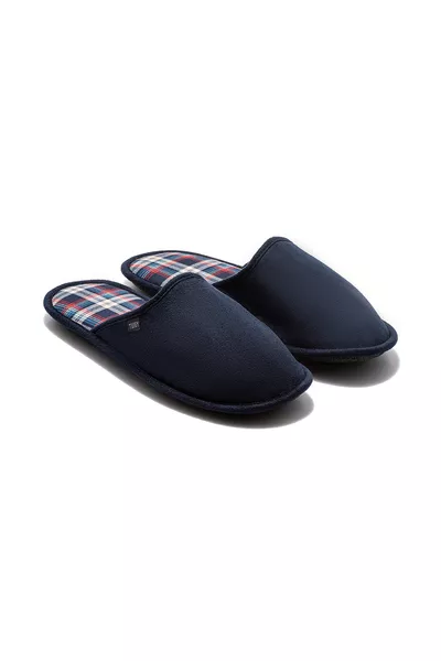 شباشب رجالية للمنزل بروماو باللون الأزرق الداكن /