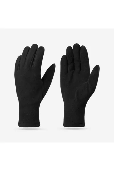 Gants intérieurs polaires de trekking en plein air - Noir - 