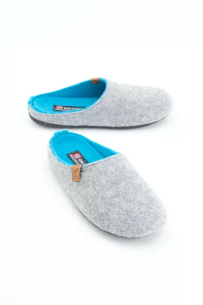 Chaussons d'intérieur et de jardin pour femmes avec semelle confort amovible pour l'hiver