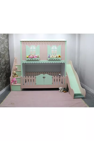 سرير بطابقين مع زلاقة ألاشاتي