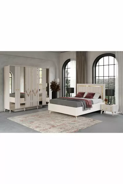 Santa Beige Bedroom Set
