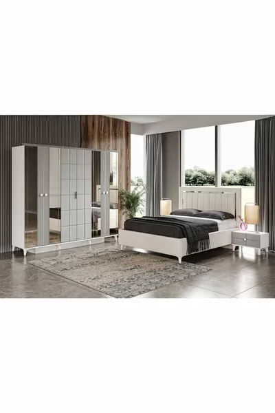 Adra Grey Bedroom Set