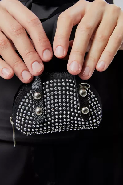 Mini Crossbody Bag with Stones