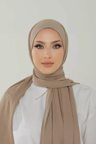 Vizon Luxury Cotton Shawl - Women's Modest Jersey Hijab Lycra Shawl