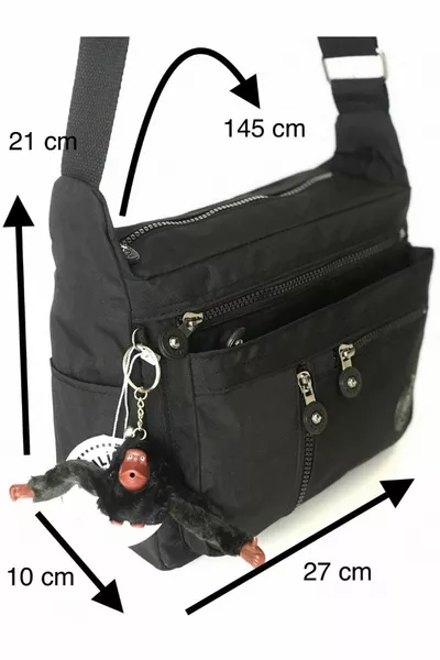 Kılinkır Postacı Çanta Çok Cepli Çapraz Askılı Yağmura Dayanıklı Kumaş