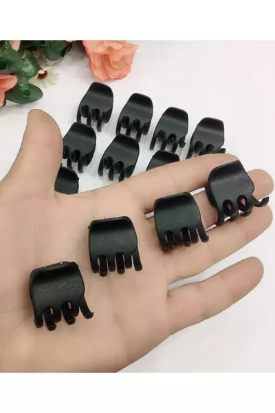 مجموعة 4 مشابك شعر مقاس 3 سم