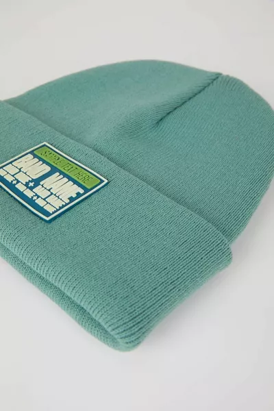 Boys' Label Acrylic Knit Beanie