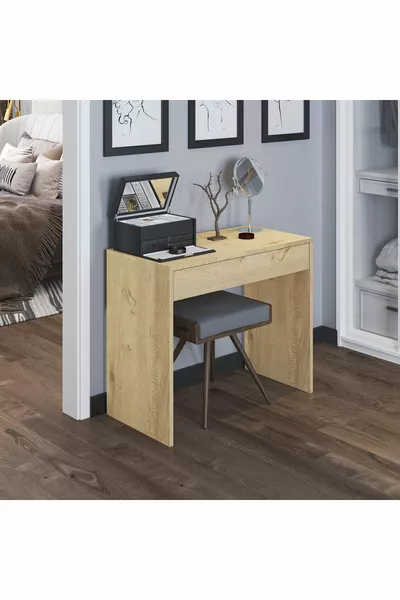 Coiffeuse Arya Novella avec tiroirs (chêne Lefkas)