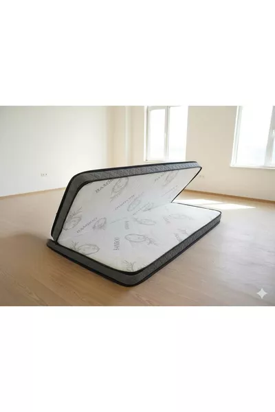 Divan Hemnes Compatible Foldable Orthopedic Bamboo Foam Mattress Cm