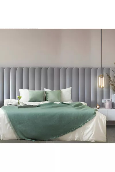 رأس السرير، لوحة حائط غرفة النوم، قاعدة سرير مع رأس