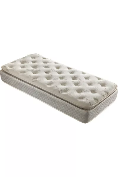 مرتبة عضوية من القطن مع حشوة ريش الطيور ودعم نوابض، مفردة ومزدوجة وأسرّة للأطفال