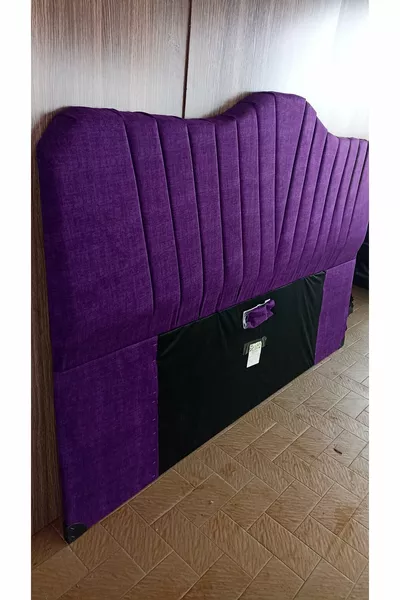 Double Bed Base Headboard