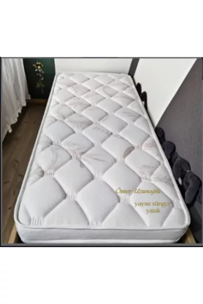 سرير إسفنجي بدون نابض بقماش المنشفة