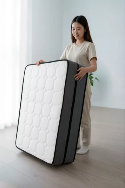 BONBON Folding Bed – Orthopedic Firm Foam, Foldable Floor Bed, Floor Cushion