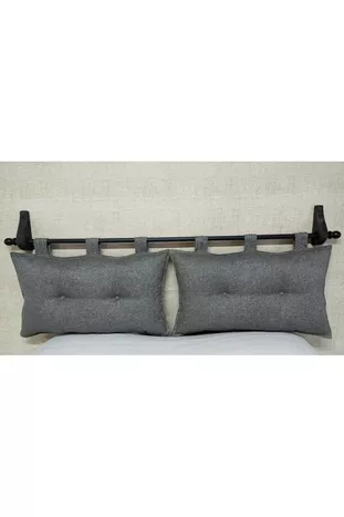 Tête de lit pour lit double avec sommier