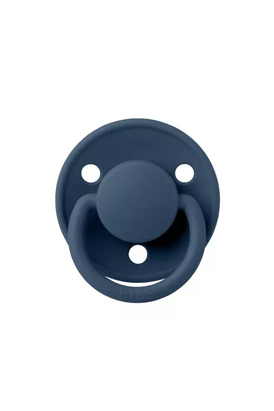 اللهاية السيليكونية الفاخرة - أزرق فولاذي