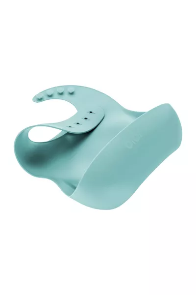 Unisex Baby Basic Silicone Bib Aqua Green