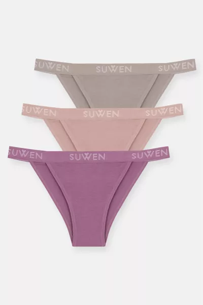 Lot de 3 slips en coton