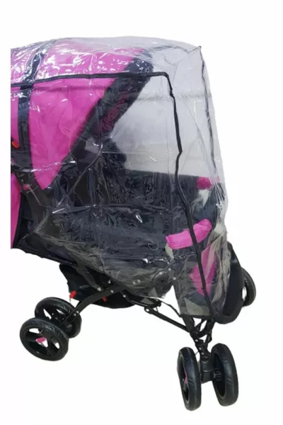 غطاء عربة الأطفال من المطر، غطاء عربة الأطفال خالٍ من الفثالات، غطاء مطر بأربطة سفلية، غطاء مطر خالٍ من الروائح
