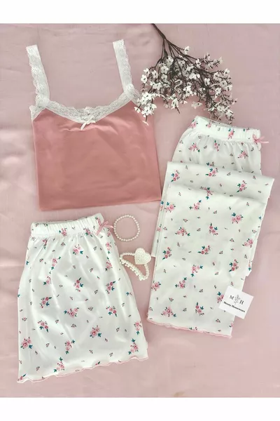 Cute 3-Piece Super Soft Pajamas