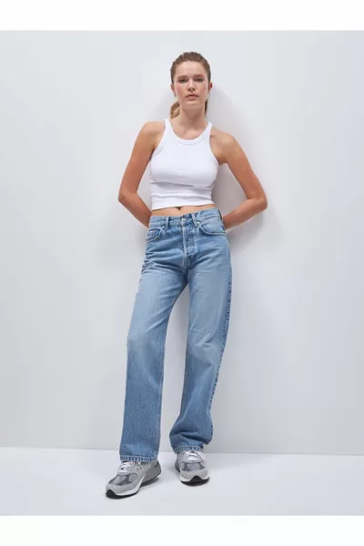 Vanetta Rechte Pijp Hoge Taille Jeans