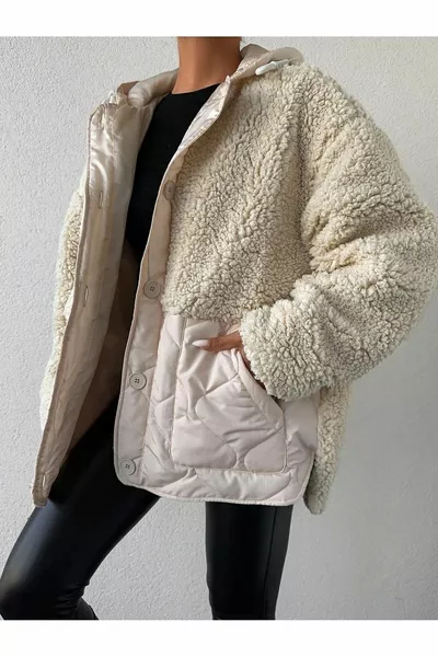 معطف فضفاض أفخم